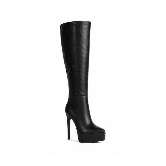 Natasha Boot Black Leather