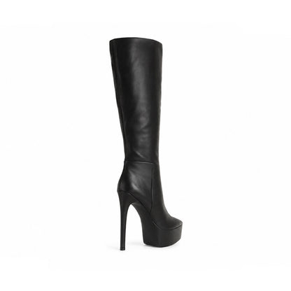 Natasha Boot Black Leather, view 4