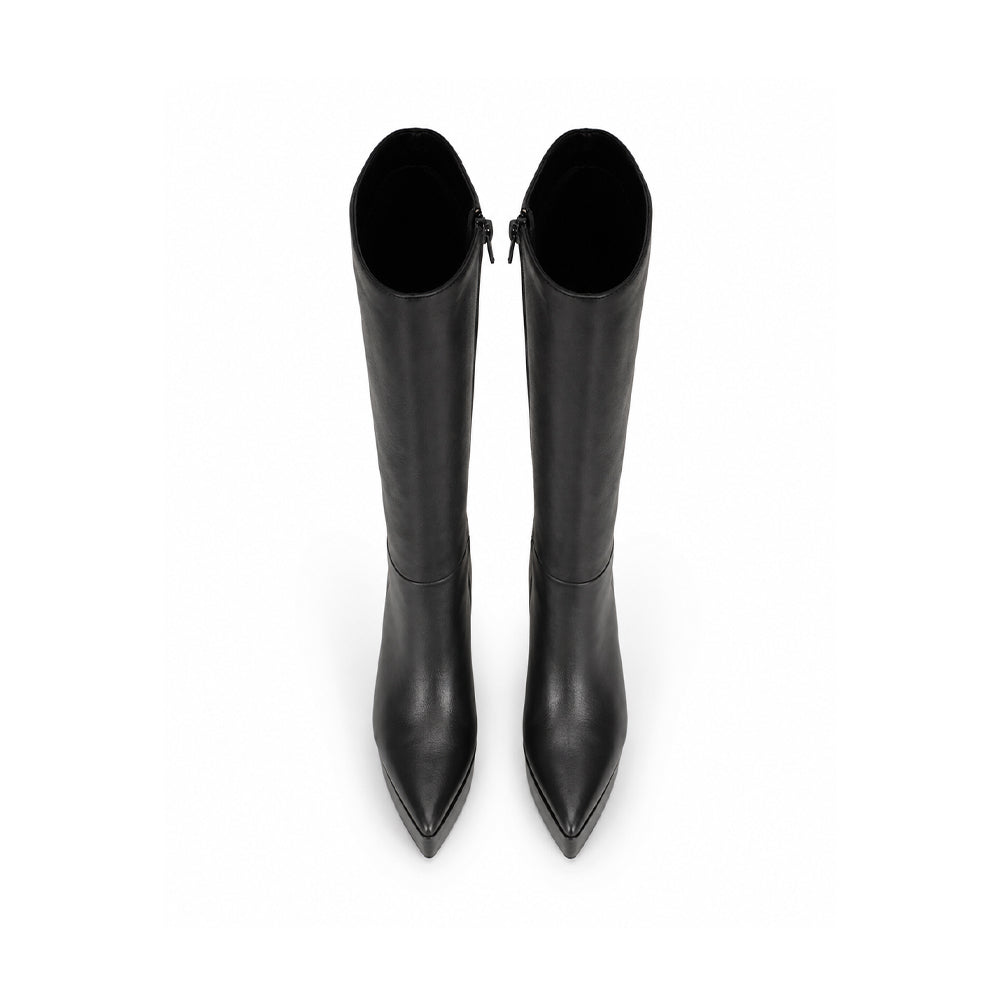 Natasha Boot Black Leather