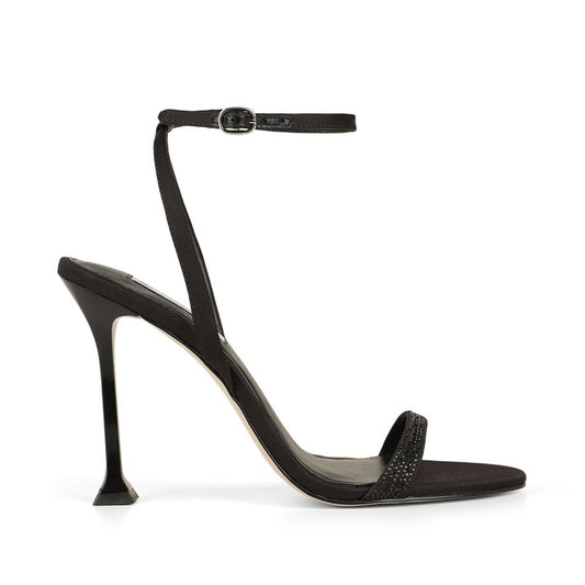 Nellie Sandal Satim Black