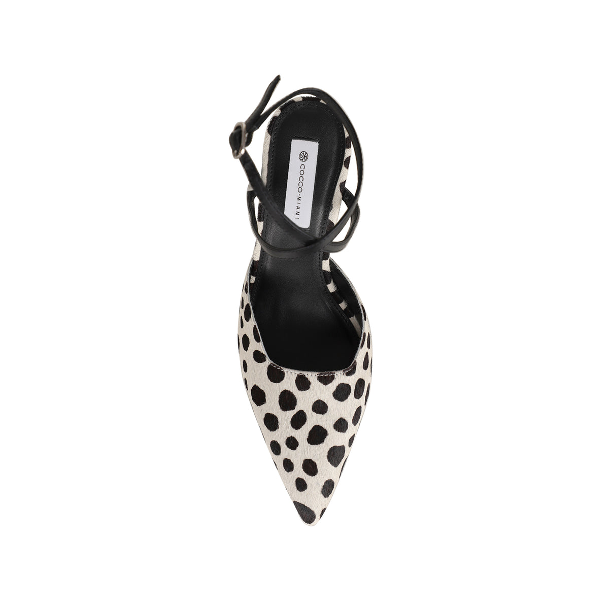 Ohana Wedge Pump Dalmatian Hair-On Leather