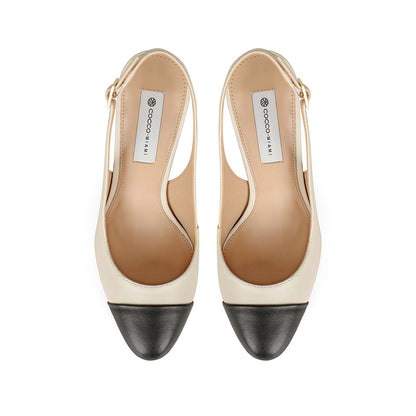 Olivia Platform Leather Off White, view 4