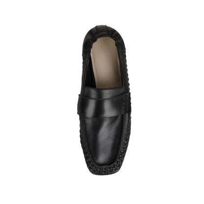 Mocasín Ravello de piel negra