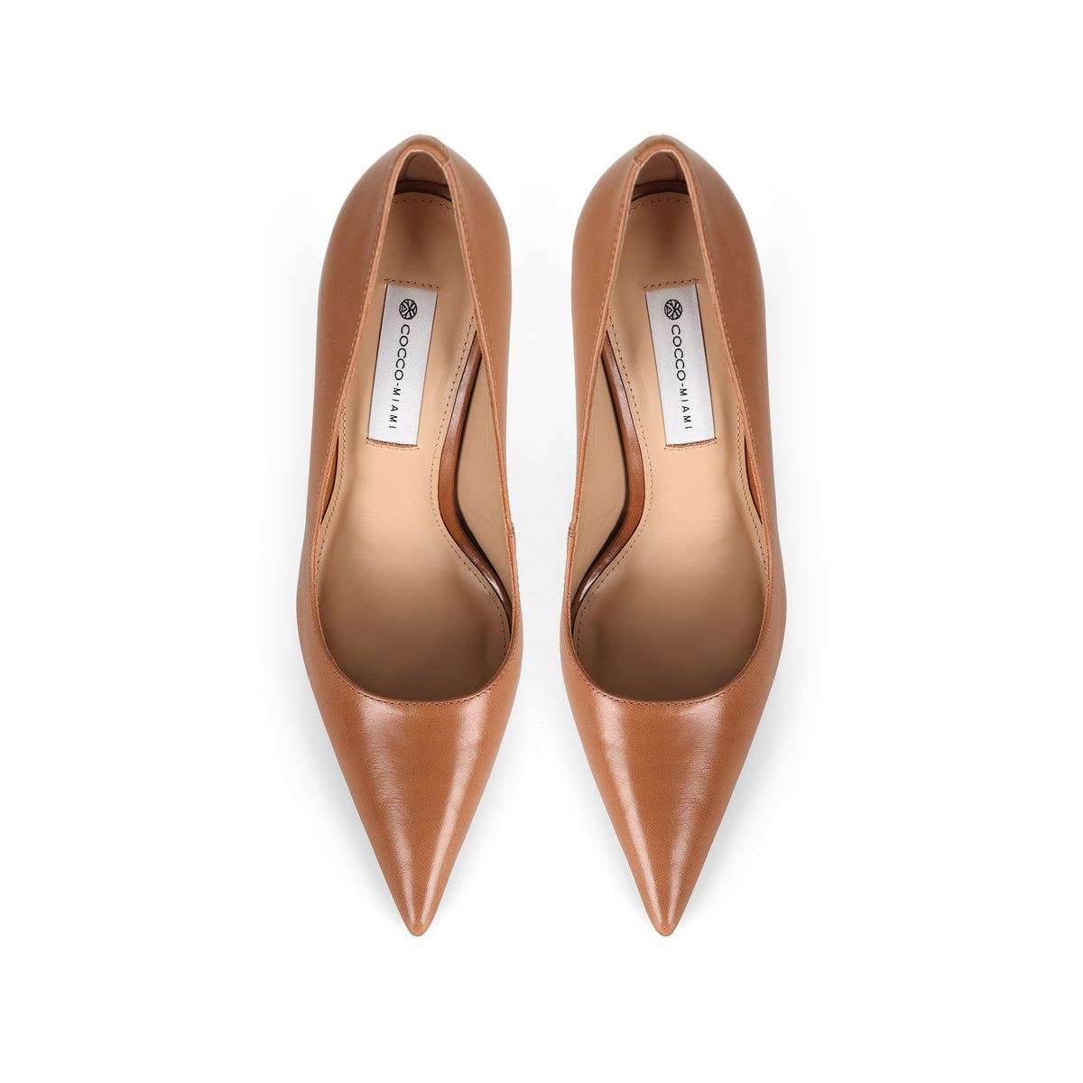 Raya Pump Almond Leather, view 4