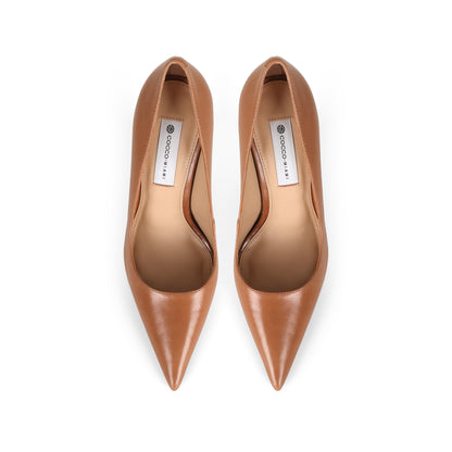 Raya Pump Almond Leather, view 4