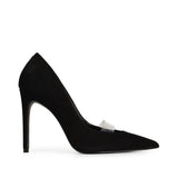 Rosalie Pump Black Nubuck Leather