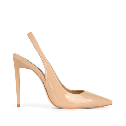 Salem Slingback Pump Nude Patent Leather