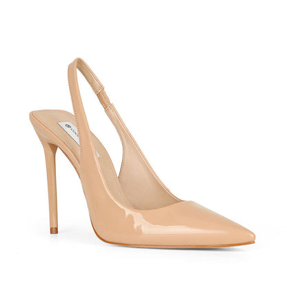 Salem Slingback Pump Nude Patent Leather, view 3