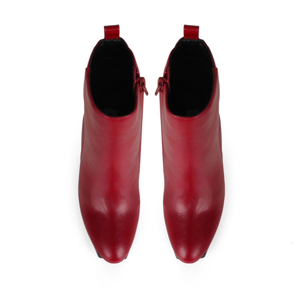 Scarlett Boot Red Leather