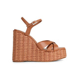 Valery Platform Cognac Leather
