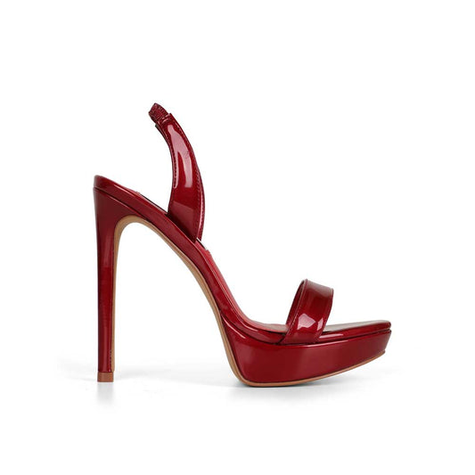 Vitani Platform Red Leather
