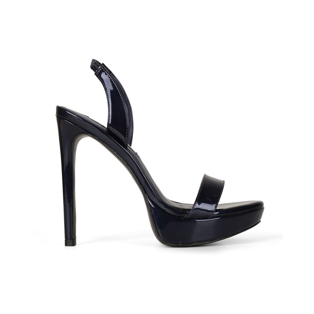 Vitani Platform Navy Leather