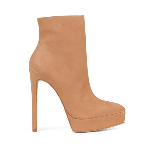 Velina Boot Leather Beige