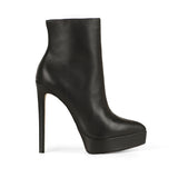 Velina Boot Leather Black