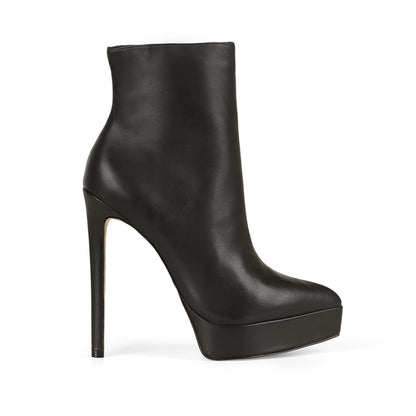Velina Boot Leather Black