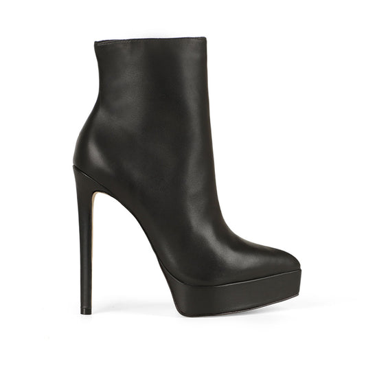 Velina Boot Leather Black
