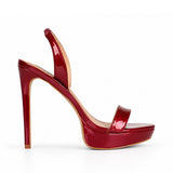 Pamela Platform Red Patent Leather