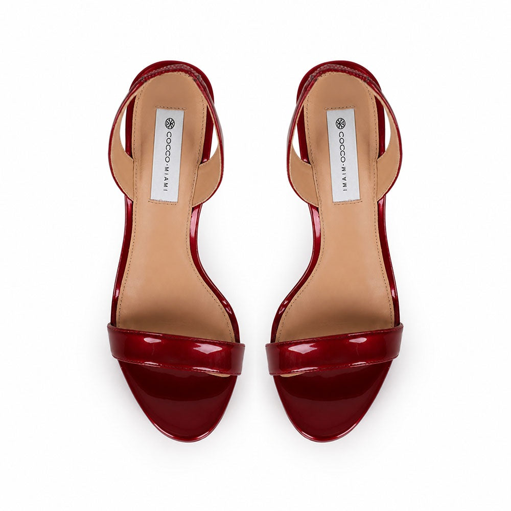 Vitani Platform Red Leather