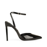 Wendy Slingback Pumps Black Patent Leather