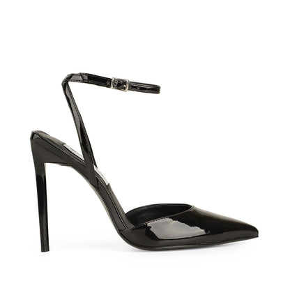 Wendy Slingback Pumps Black Patent Leather