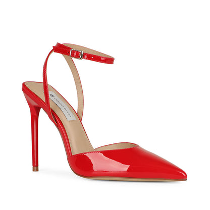 Wendy Slingback Pumps Red Patent Leather, view 3