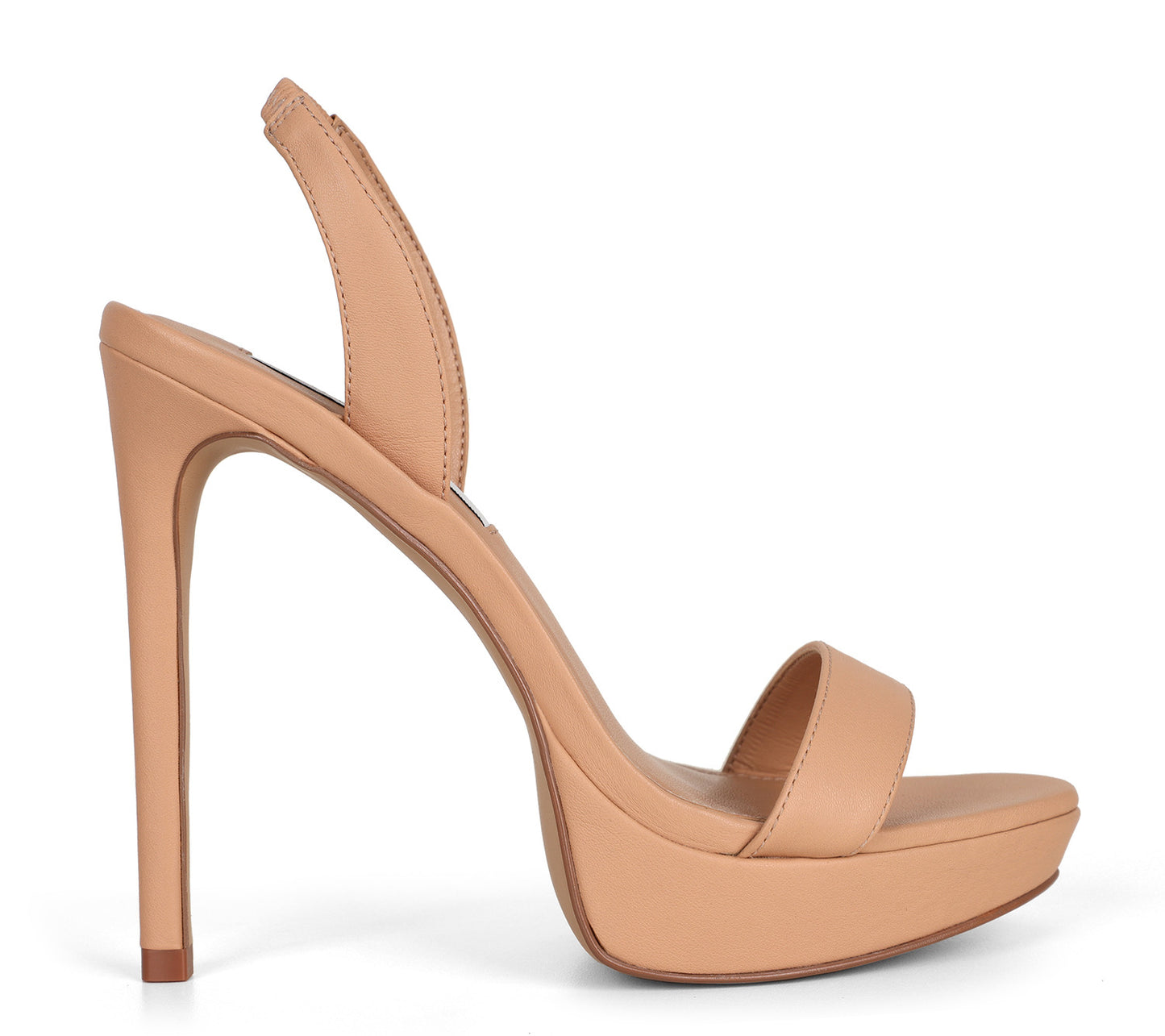 Pamela Platform Sandal Nude Leather
