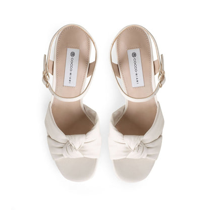 Whitney Platform Off White Leather, view 4