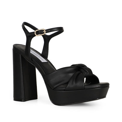 Whitney Platform Black Leather, view 3