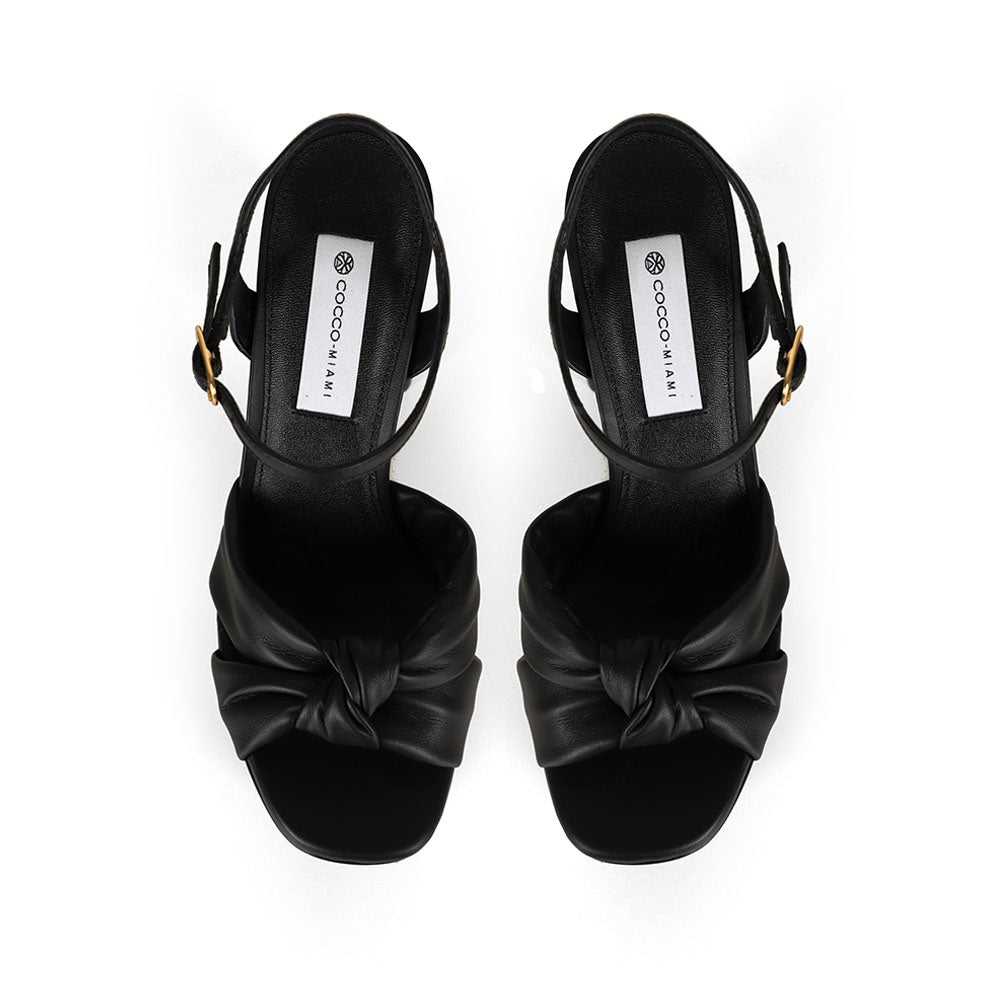 Whitney Platform Black Leather, view 4