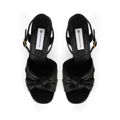 Whitney Platform Black Leather, view 4