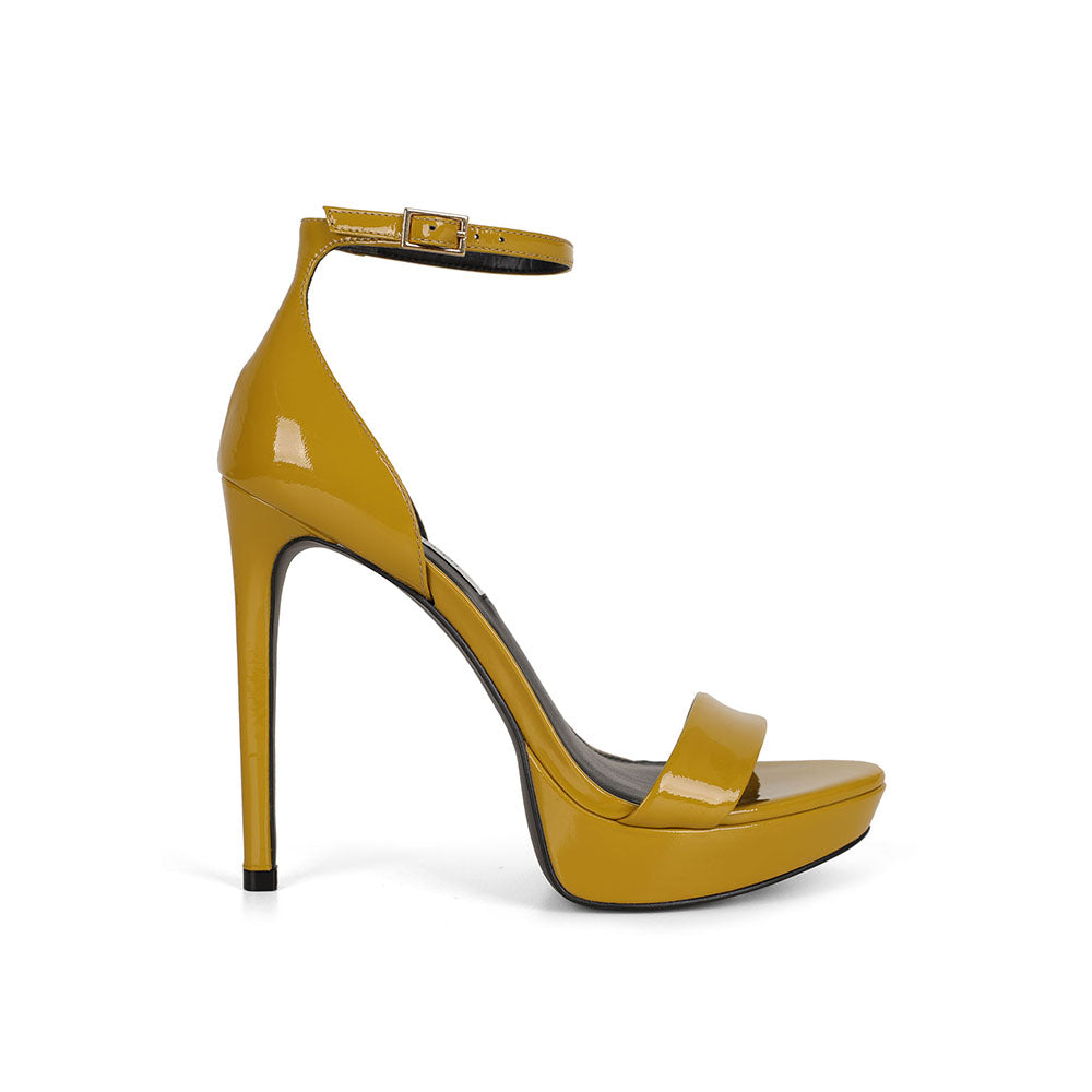 Zira Platform Sandal Leather yellow