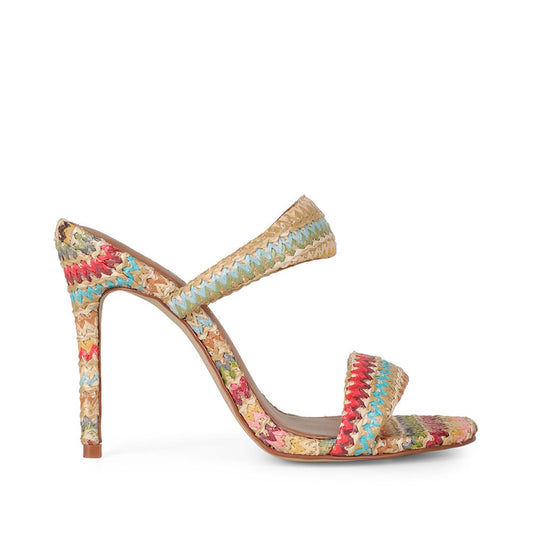 Antonela Mule Multicolor Crochet