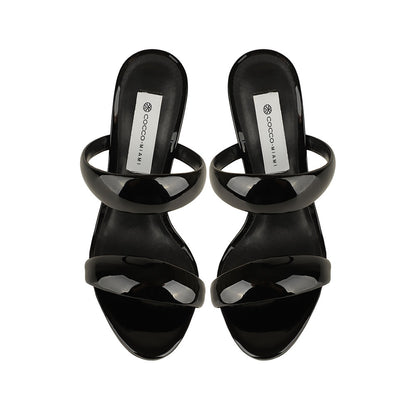 Antonela Mule Black Patent Leather, view 4