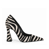 Adelaide Pump Animal Hair-On Leather