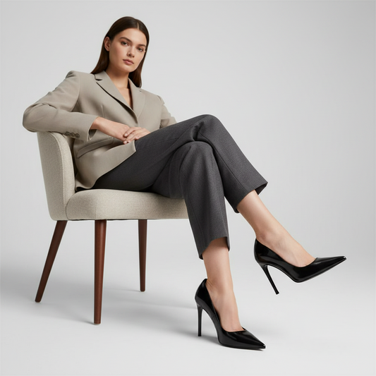 Deborah Pump Leather Black