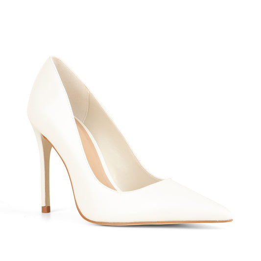 Deborah Pump Leather White