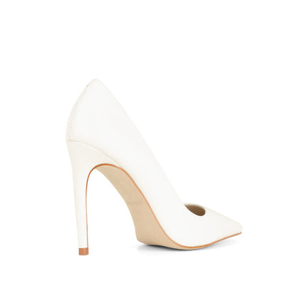 Deborah Pump Leather White, view 5