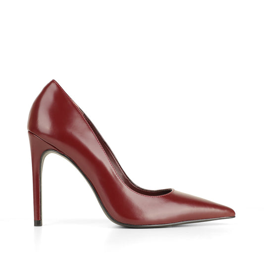 Deborah Pump Leather Cherry