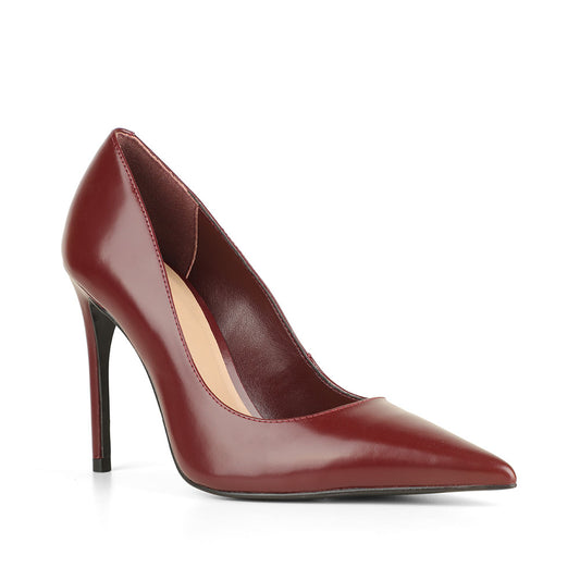 Deborah Pump Leather Cherry