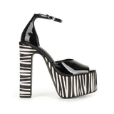 Rayka Platform Sandal Animal Patent Leather