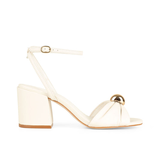 Octavia Sandal Leather Off White