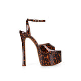 Venus Platform Sandal Tortoise Synthetic