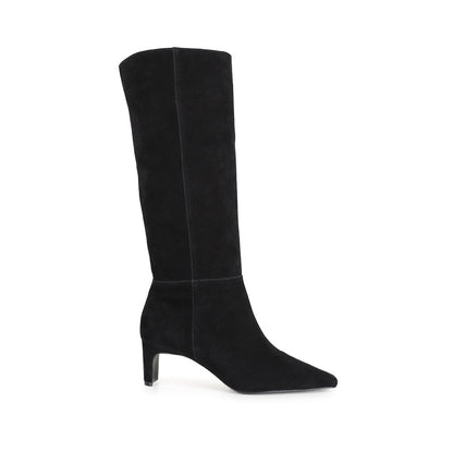 Haven Boot Black Suede Leather