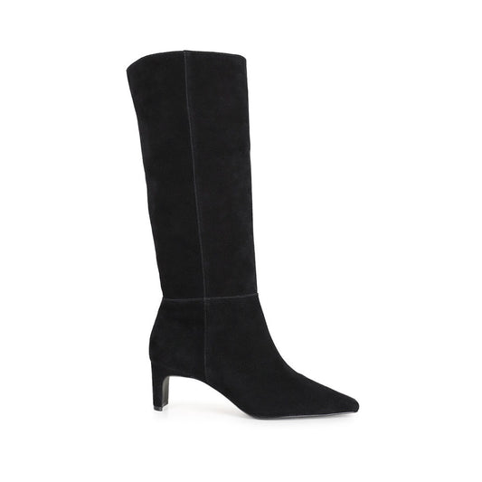 Haven Boot  Black Suede Leather