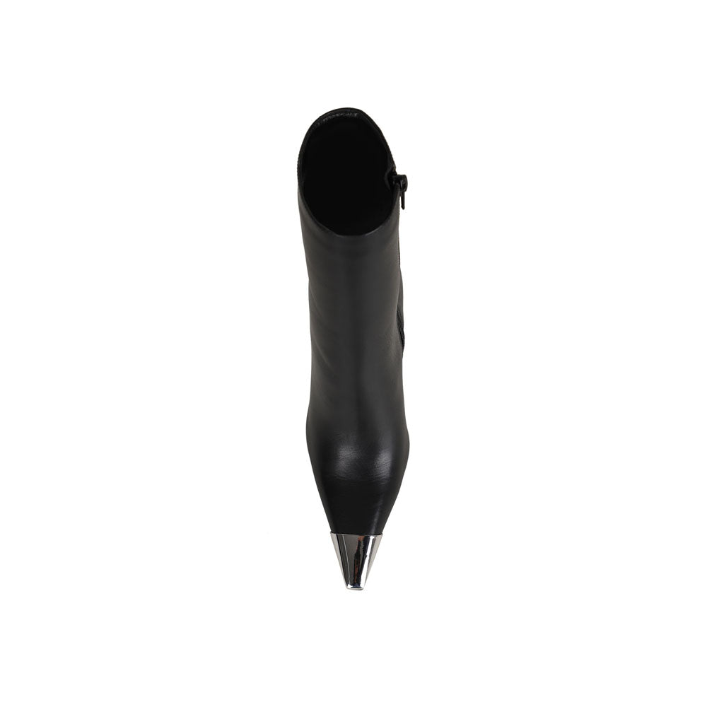 Selene Boot Black Leather, top view