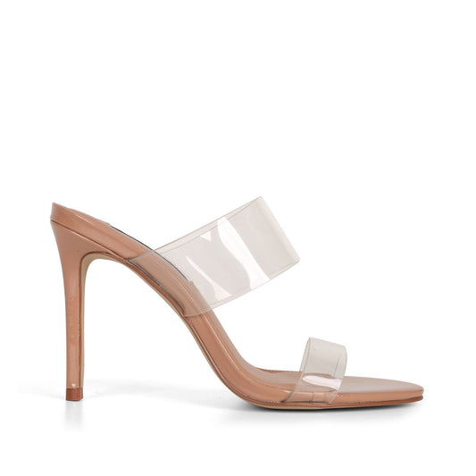 Jessy Mule Nude Patent Leather