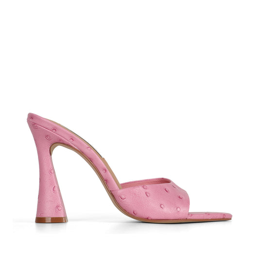Nola Mule Pink Synthetic