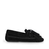 Mocasín Femme de piel negra
