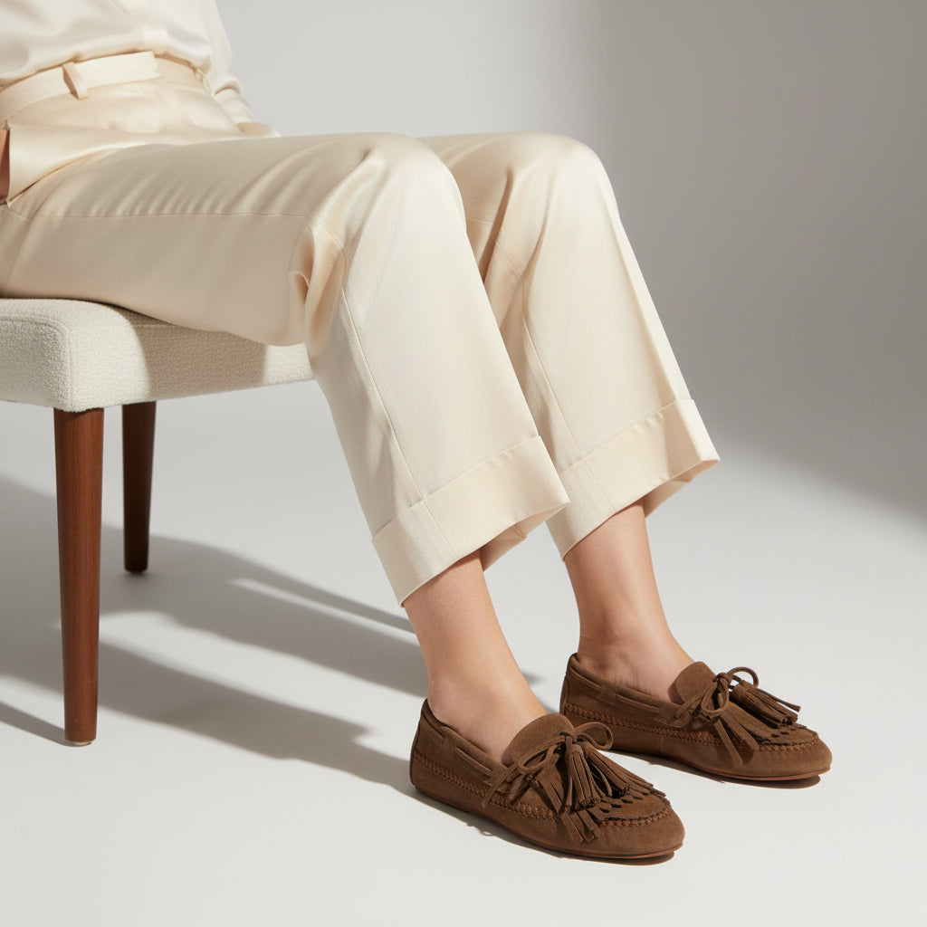Femme Loafer Almond Leather, view 2