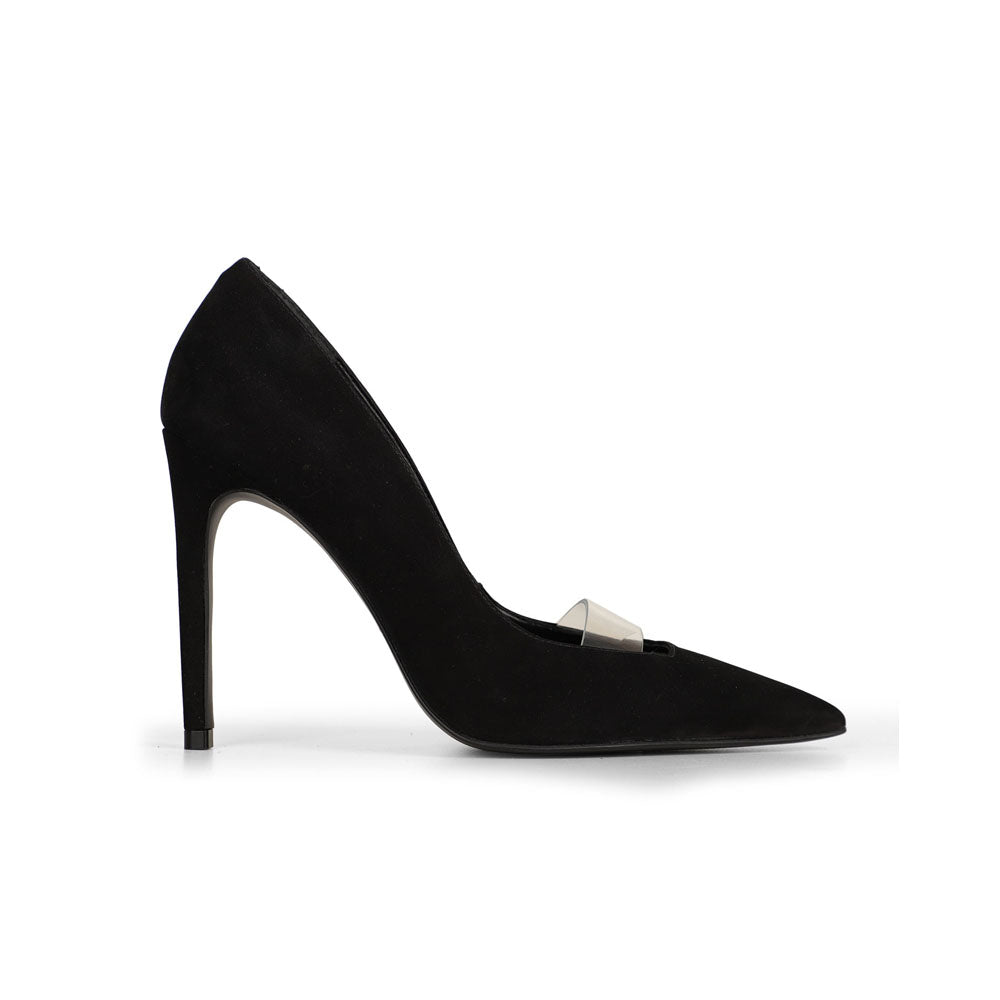 Rosalie Pump Black Nobuck Leather